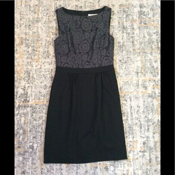 TRINA TURK COCKTAIL DRESS WITH LACE DETAIL! EUC!